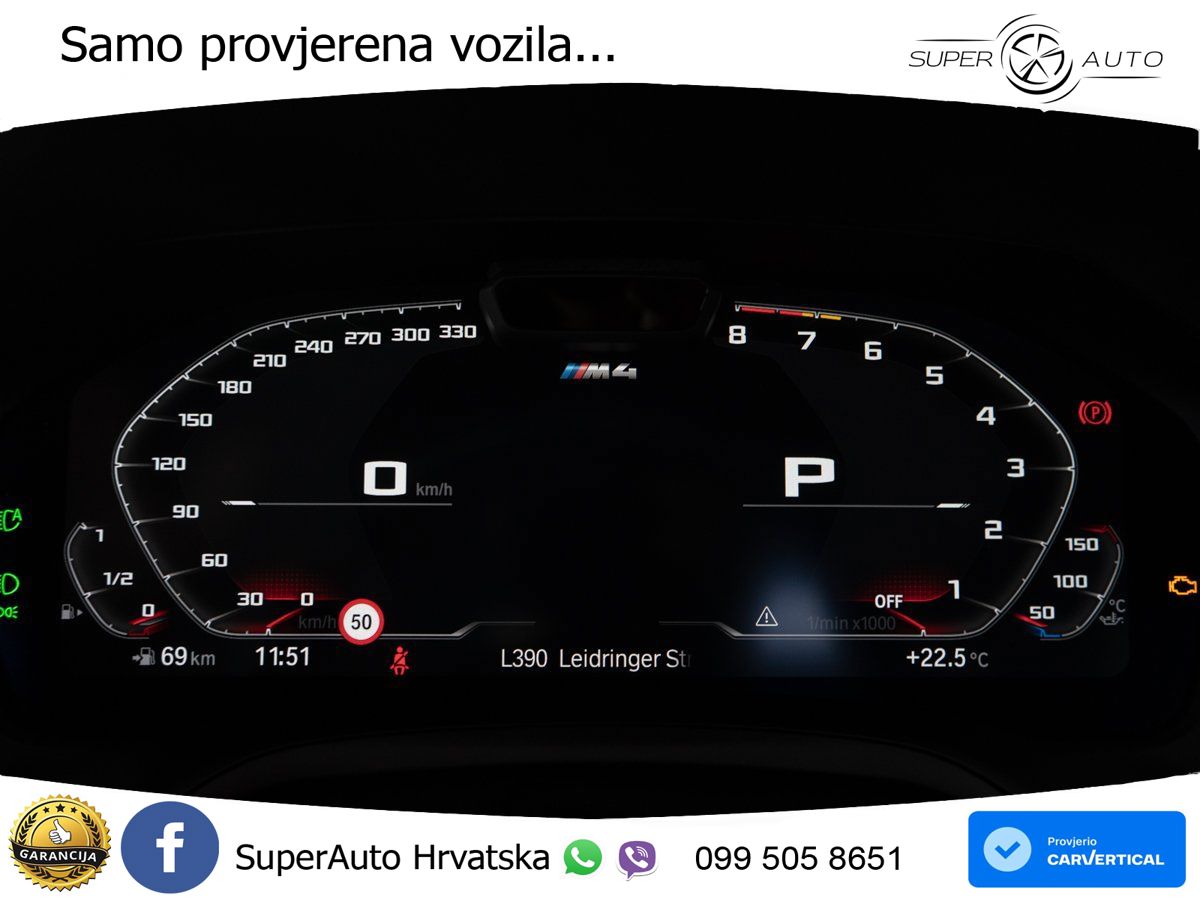 BMW M4 Convertible Competition 3.0 (510 KS) xDrive Steptronic LED+GR SJED+ACC