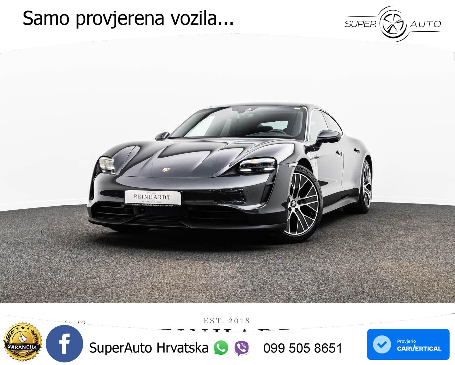 Porsche Taycan 4S Performance Plus 93.4 kWh (571 KS)