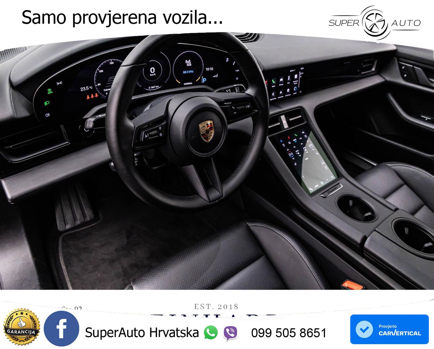 Porsche Taycan 4S Performance Plus 93.4 kWh (571 KS)