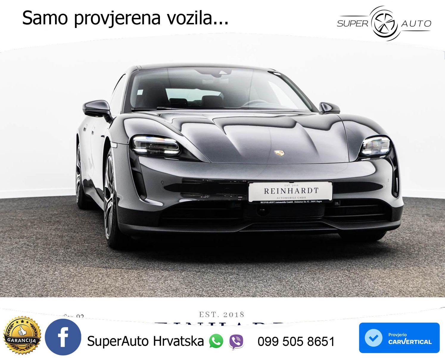 Porsche Taycan 4S Performance Plus 93.4 kWh (571 KS)
