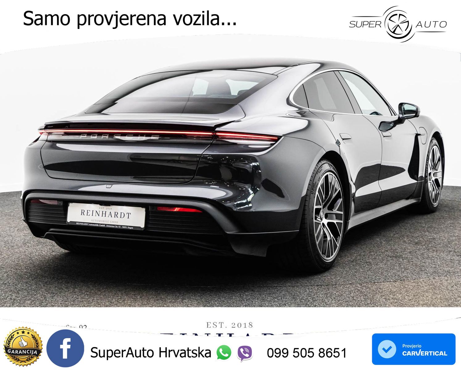 Porsche Taycan 4S Performance Plus 93.4 kWh (571 KS)