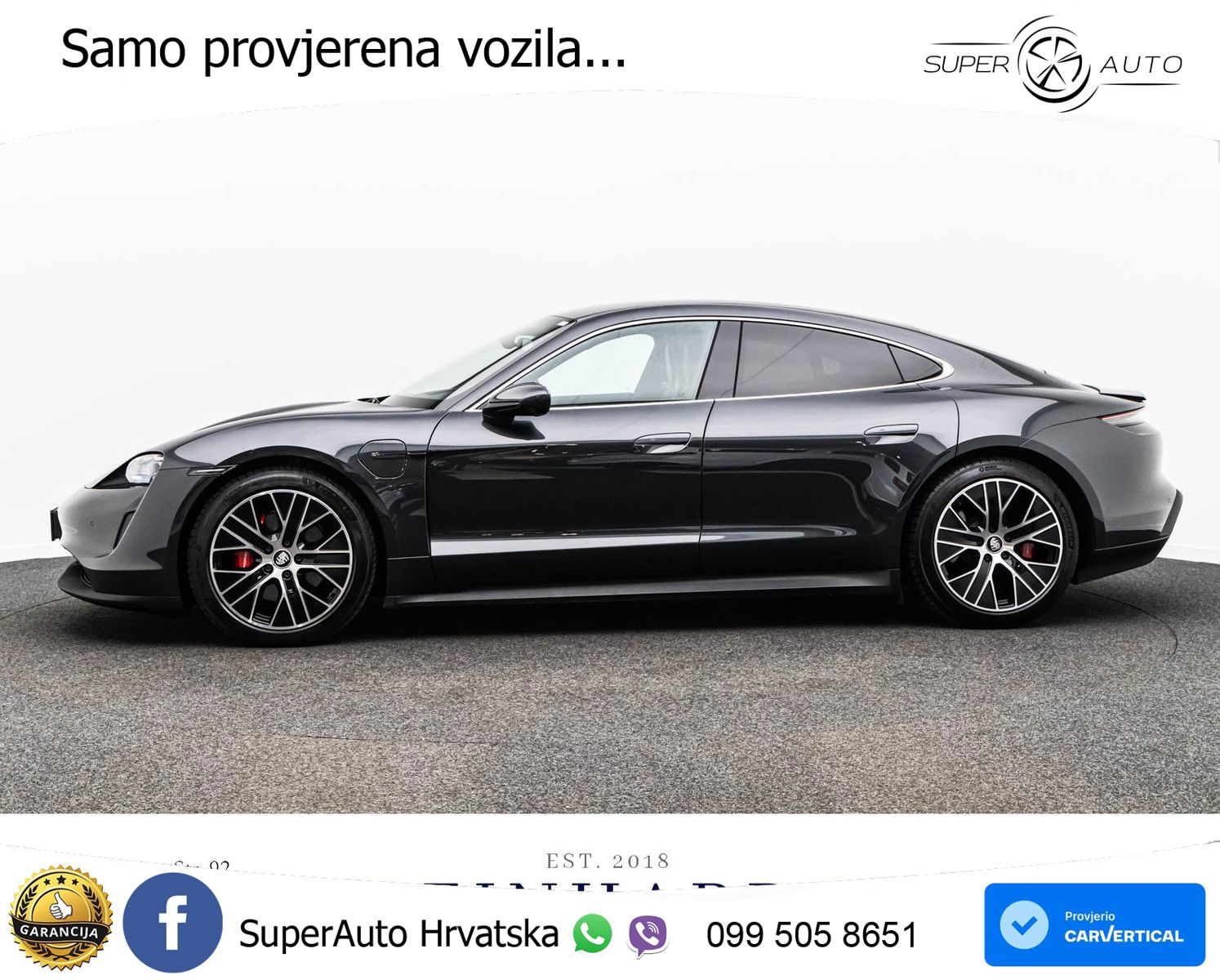 Porsche Taycan 4S Performance Plus 93.4 kWh (571 KS)