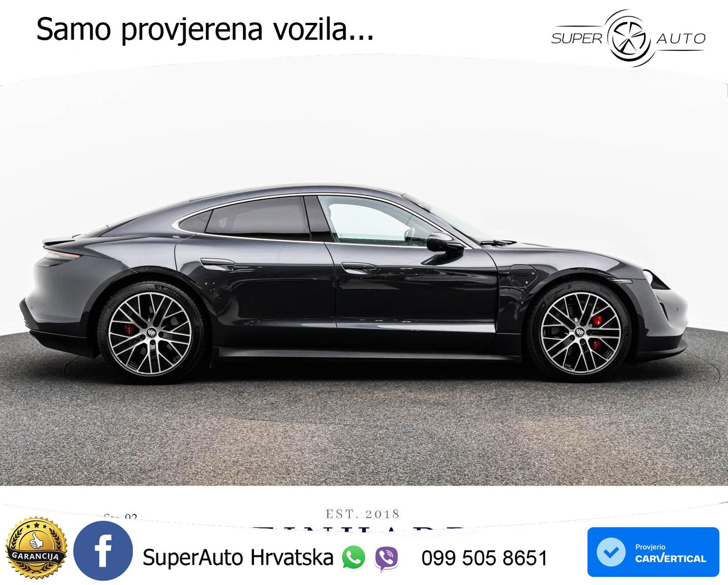 Porsche Taycan 4S Performance Plus 93.4 kWh (571 KS)