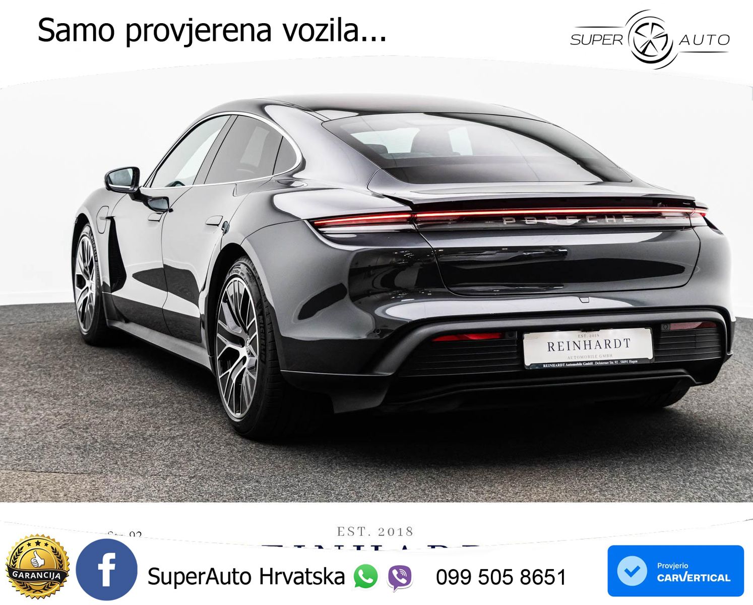 Porsche Taycan 4S Performance Plus 93.4 kWh (571 KS)