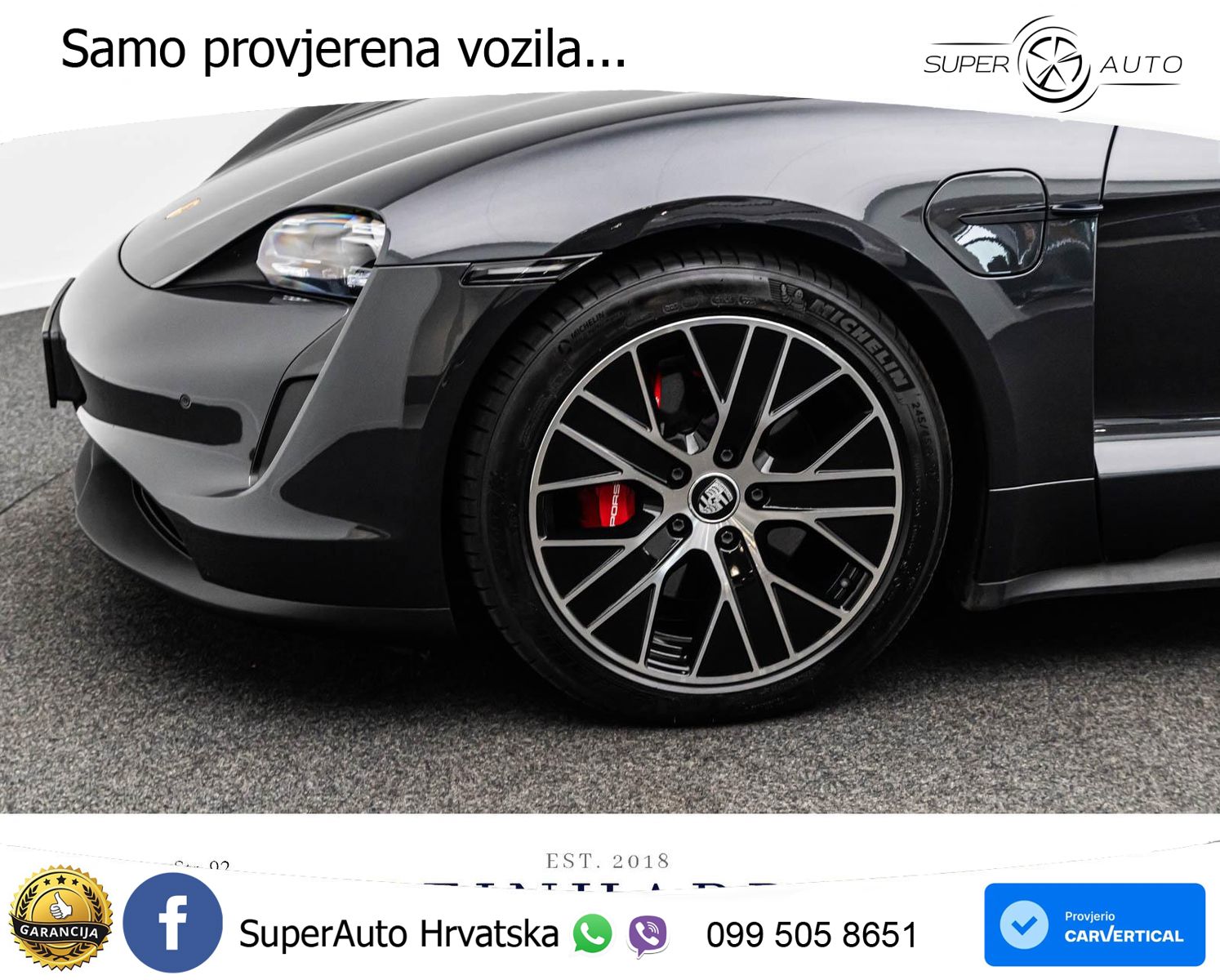 Porsche Taycan 4S Performance Plus 93.4 kWh (571 KS)