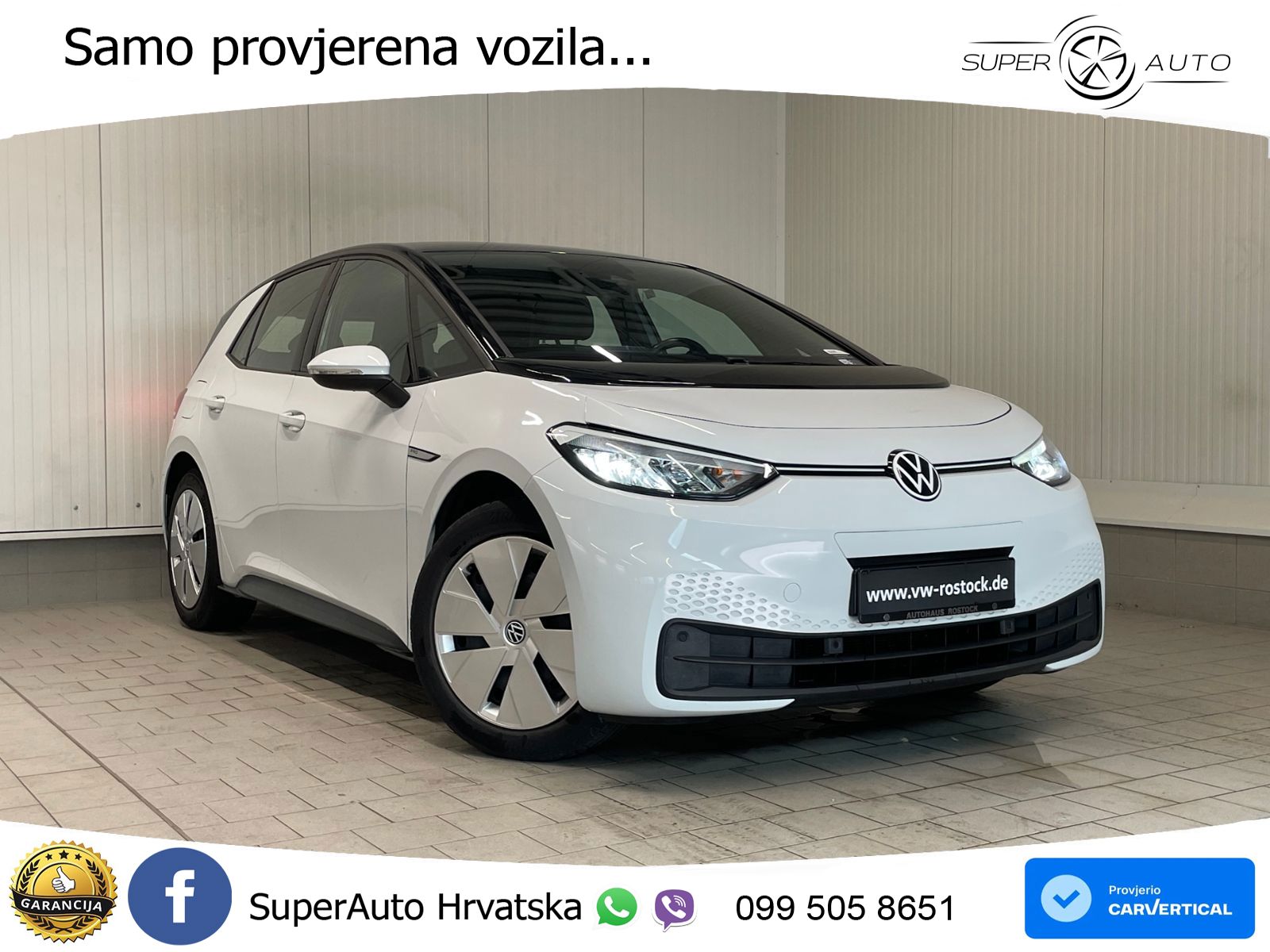 Volkswagen ID.3 Pro Performance 62 kWh (204 KS) LED+GR SJED+ACC