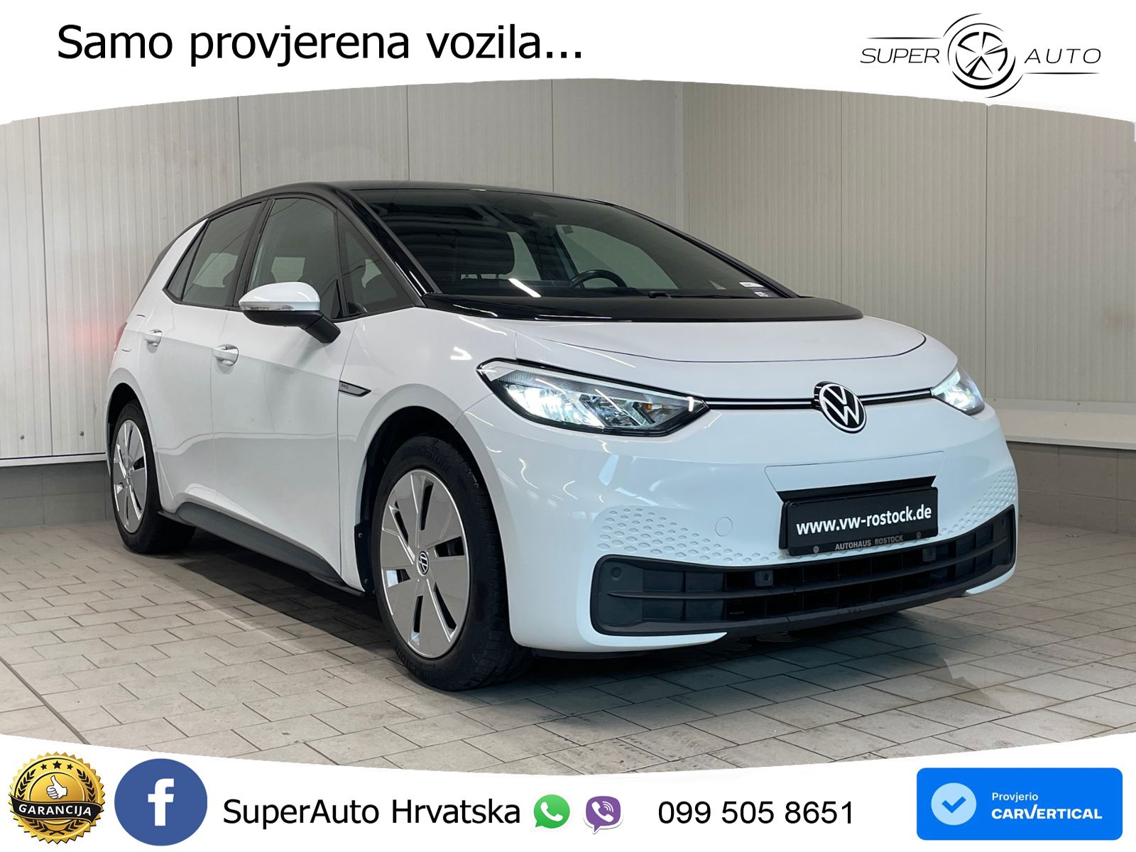Volkswagen ID.3 Pro Performance 62 kWh (204 KS) LED+GR SJED+ACC