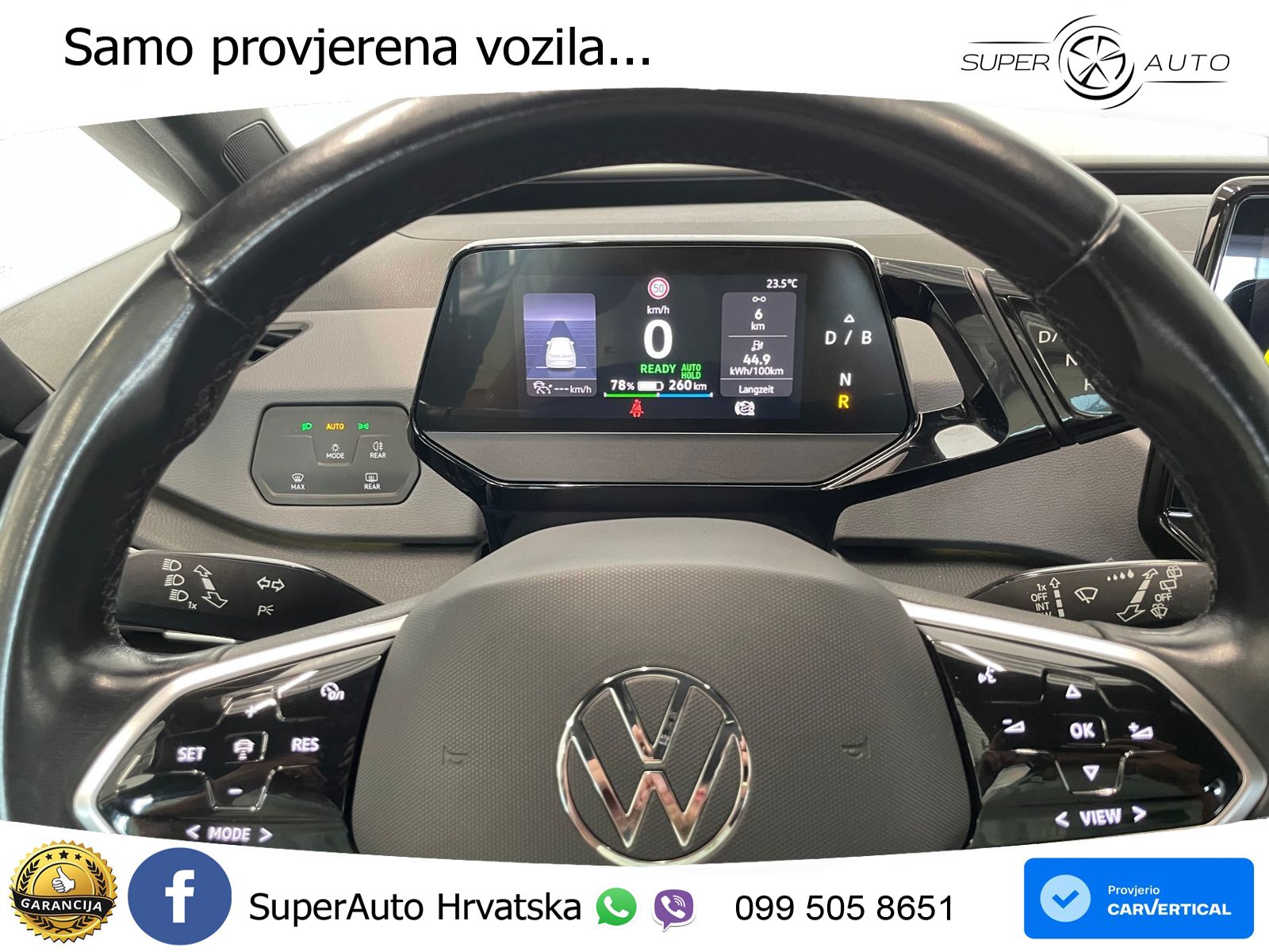 Volkswagen ID.3 Pro Performance 62 kWh (204 KS) LED+GR SJED+ACC