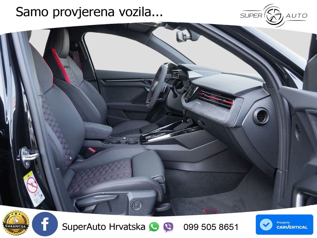 Audi RS3 Sedan 2.5 TFSI (400 KS) quattro S tronic LED+GR SJED+ACC