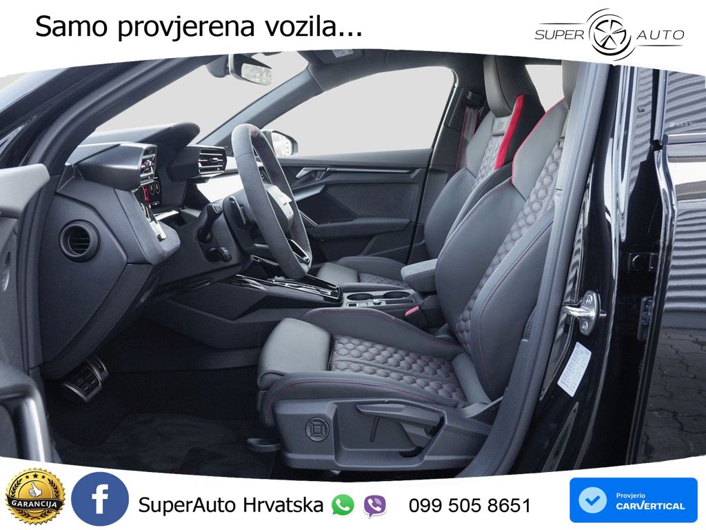 Audi RS3 Sedan 2.5 TFSI (400 KS) quattro S tronic LED+GR SJED+ACC