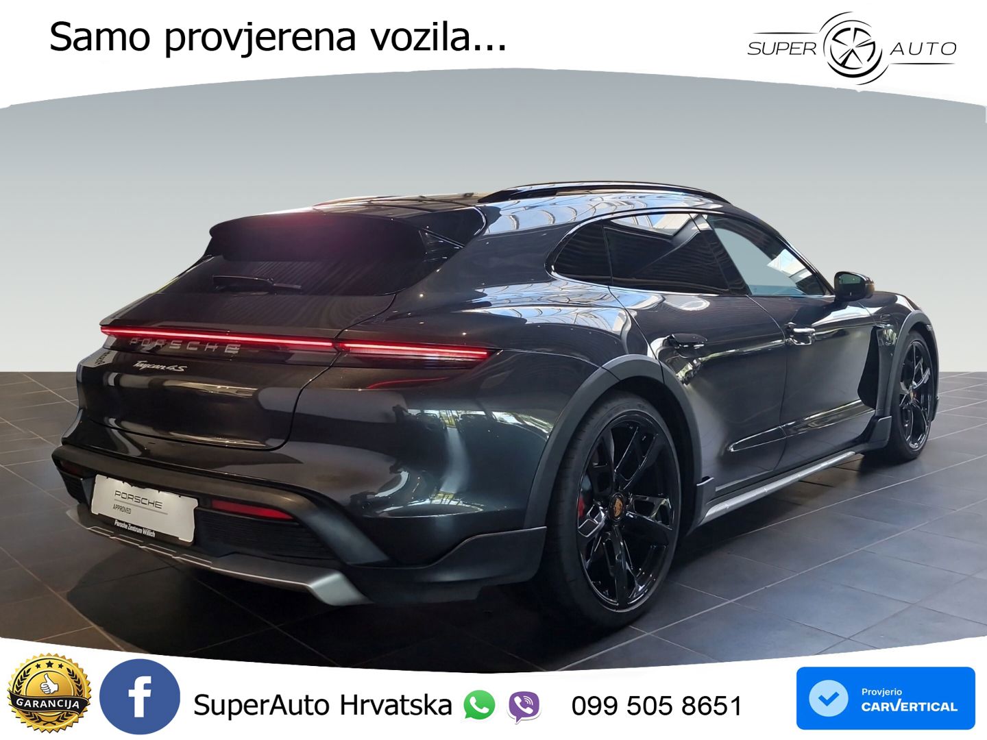 Porsche Taycan Cross Turismo 4S 93.4 kWh (571 KS)