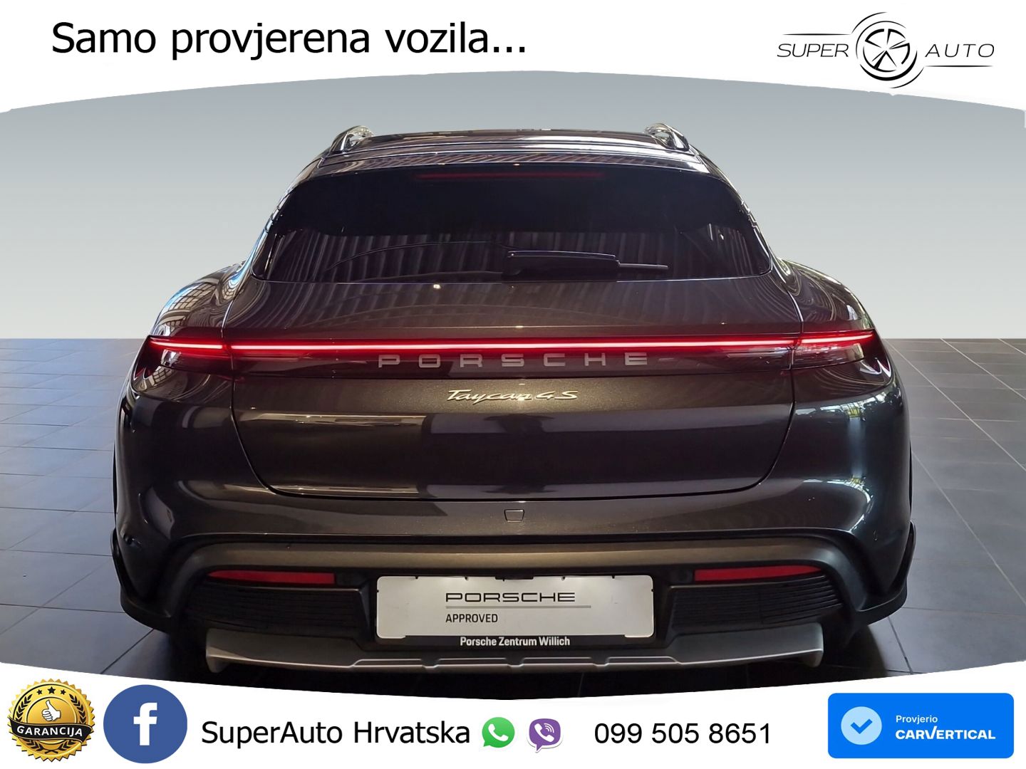 Porsche Taycan Cross Turismo 4S 93.4 kWh (571 KS)