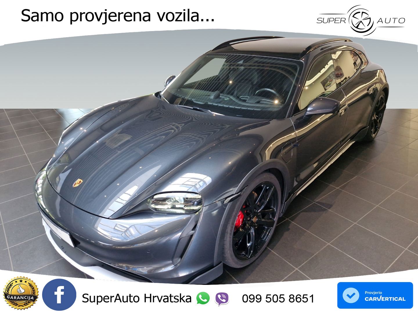 Porsche Taycan Cross Turismo 4S 93.4 kWh (571 KS)