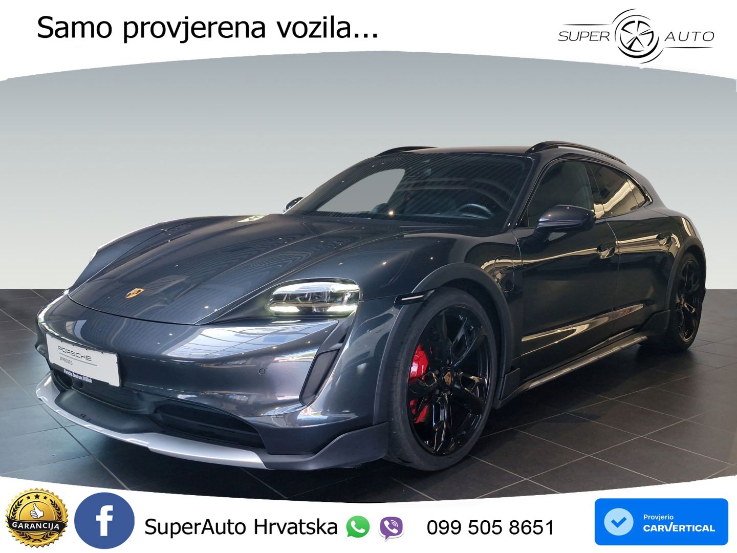 Porsche Taycan Cross Turismo 4S 93.4 kWh (571 KS)