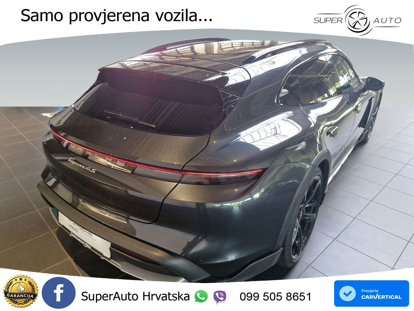 Porsche Taycan Cross Turismo 4S 93.4 kWh (571 KS)