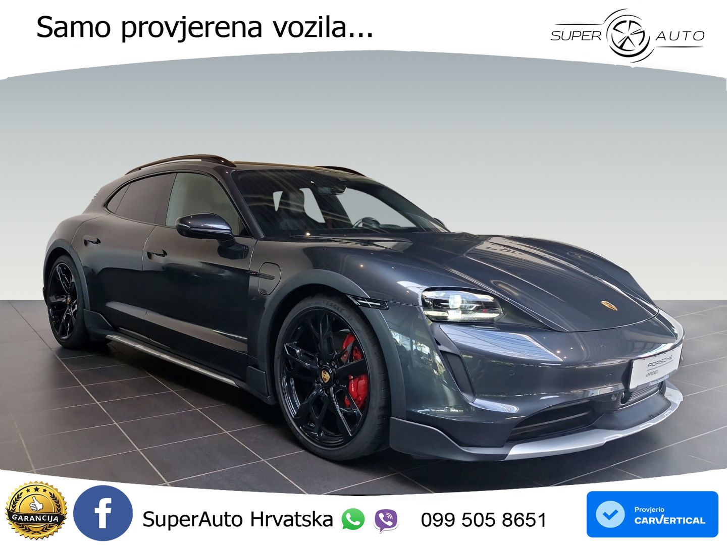 Porsche Taycan Cross Turismo 4S 93.4 kWh (571 KS)