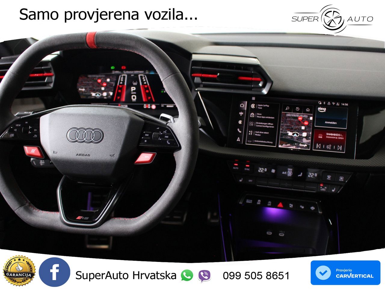 Audi RS3 Sedan 2.5 TFSI (400 KS) quattro S tronic LED+GR SJED+ACC