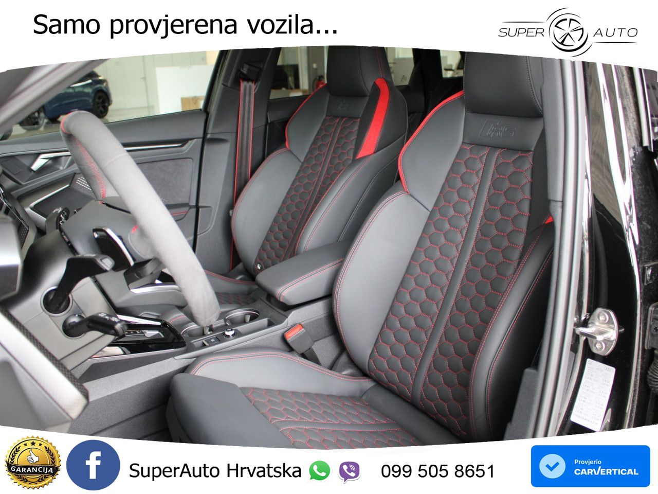 Audi RS3 Sedan 2.5 TFSI (400 KS) quattro S tronic LED+GR SJED+ACC