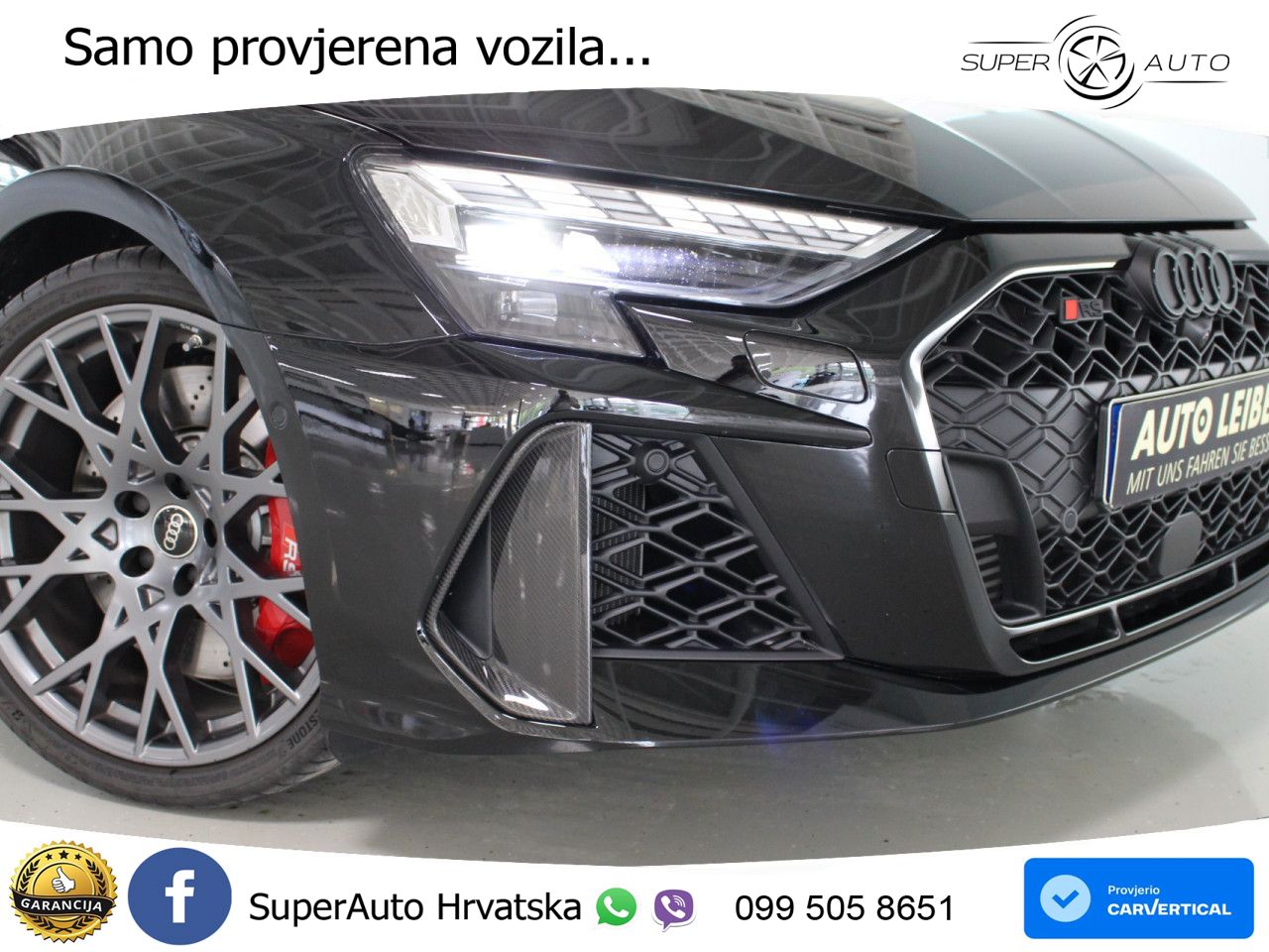 Audi RS3 Sedan 2.5 TFSI (400 KS) quattro S tronic LED+GR SJED+ACC