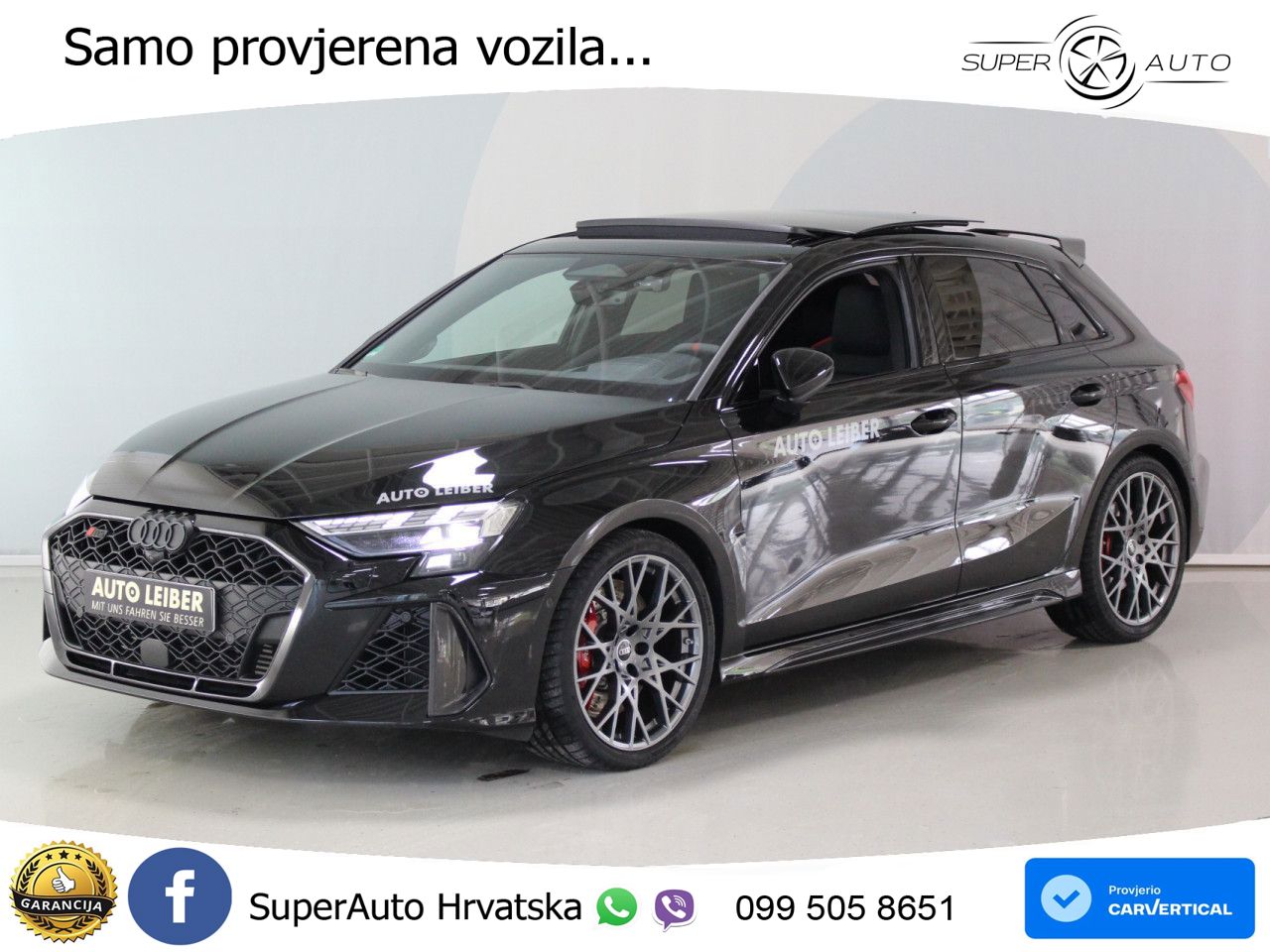 Audi RS3 Sedan 2.5 TFSI (400 KS) quattro S tronic LED+GR SJED+ACC