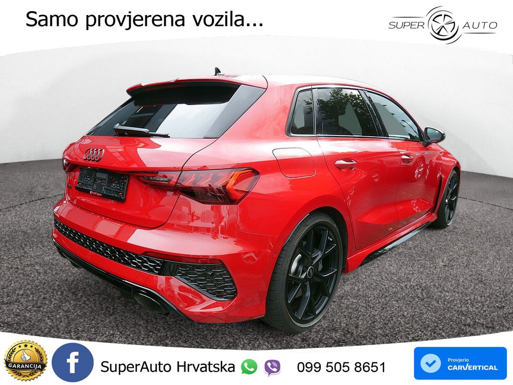 Audi RS3 Sportback 2.5 TFSI (400 KS) quattro S tronic LED+GR SJED+ACC