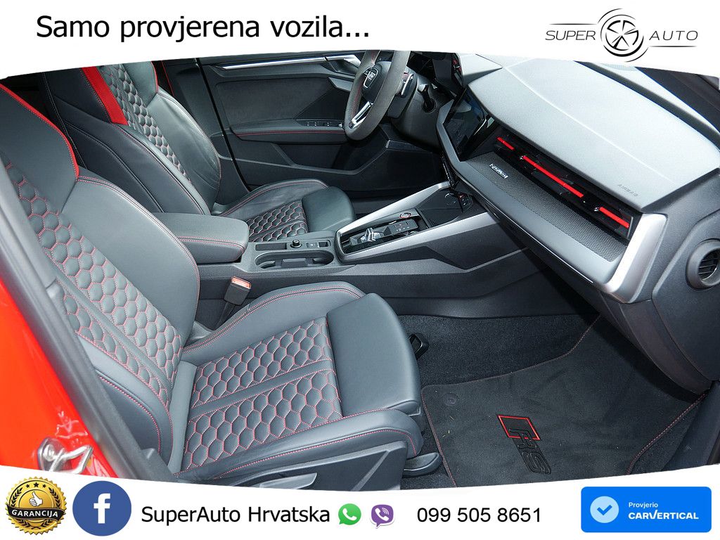 Audi RS3 Sportback 2.5 TFSI (400 KS) quattro S tronic LED+GR SJED+ACC