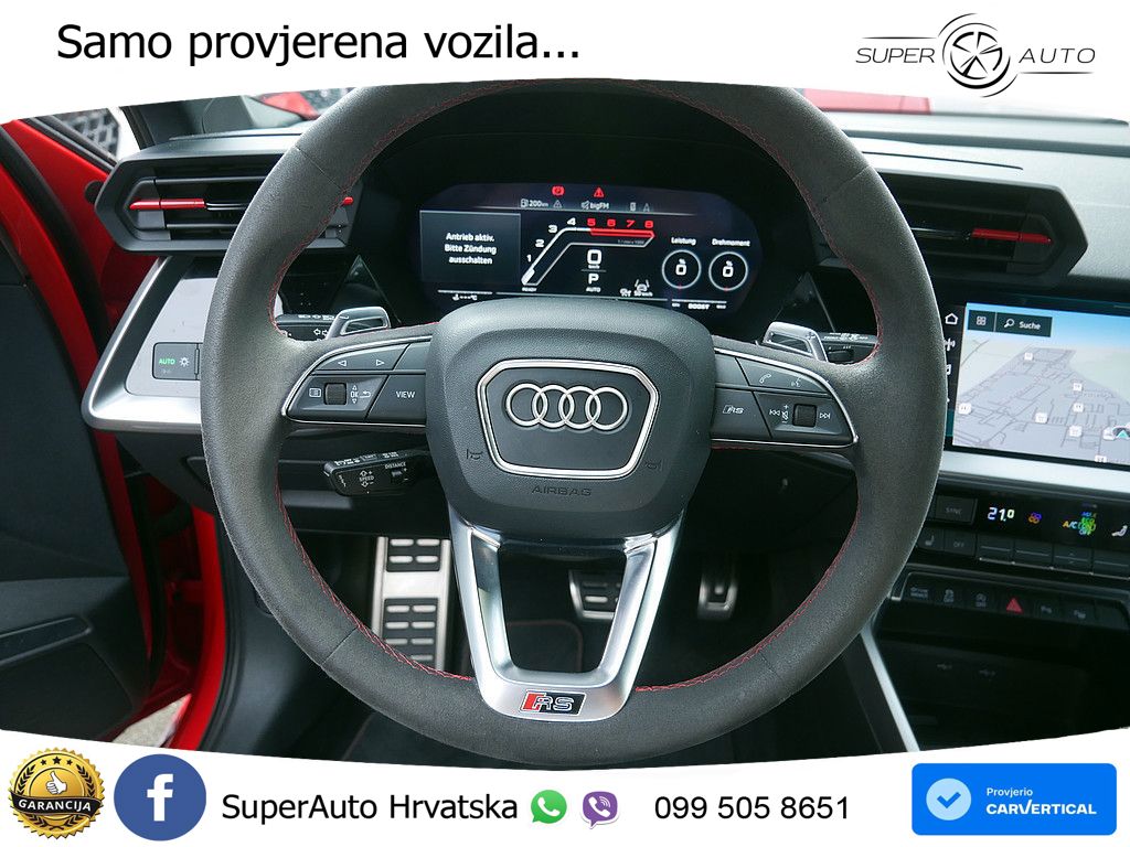 Audi RS3 Sportback 2.5 TFSI (400 KS) quattro S tronic LED+GR SJED+ACC