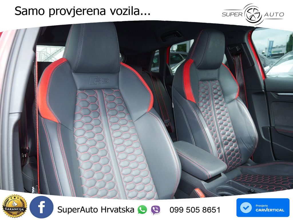 Audi RS3 Sportback 2.5 TFSI (400 KS) quattro S tronic LED+GR SJED+ACC