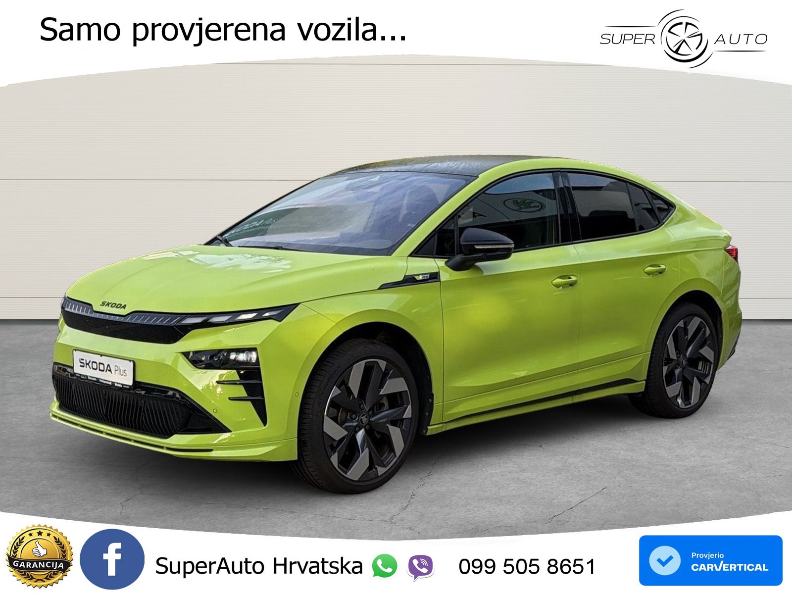 Škoda Enyaq Coupe RS 84 kWh (340 KS) AWD LED+GR SJED+ACC