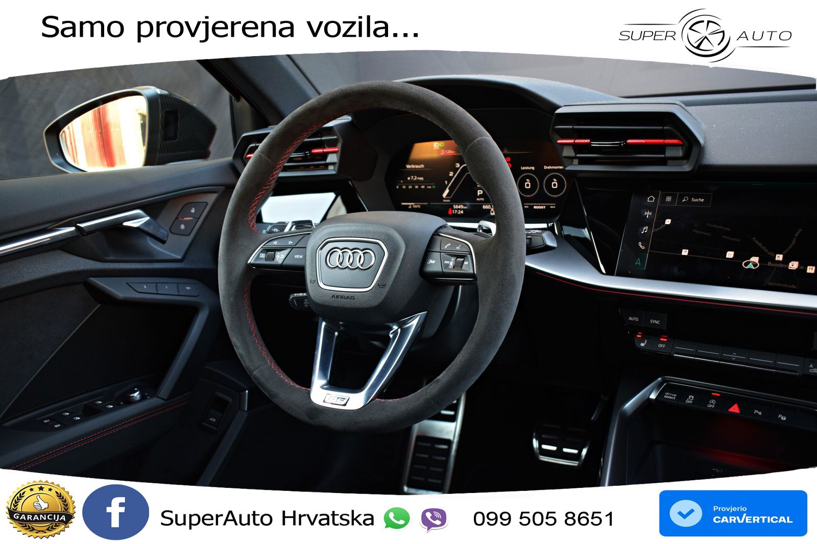 Audi RS3 Sportback 2.5 TFSI (400 KS) quattro S tronic LED+GR SJED+ACC
