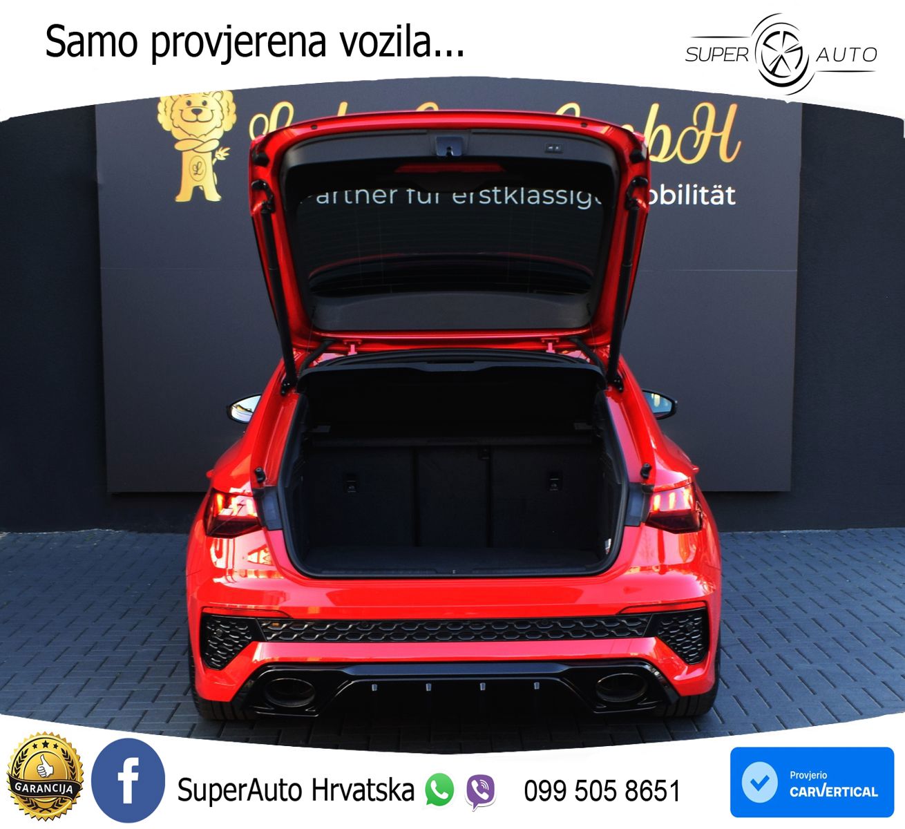 Audi RS3 Sportback 2.5 TFSI (400 KS) quattro S tronic LED+GR SJED+ACC