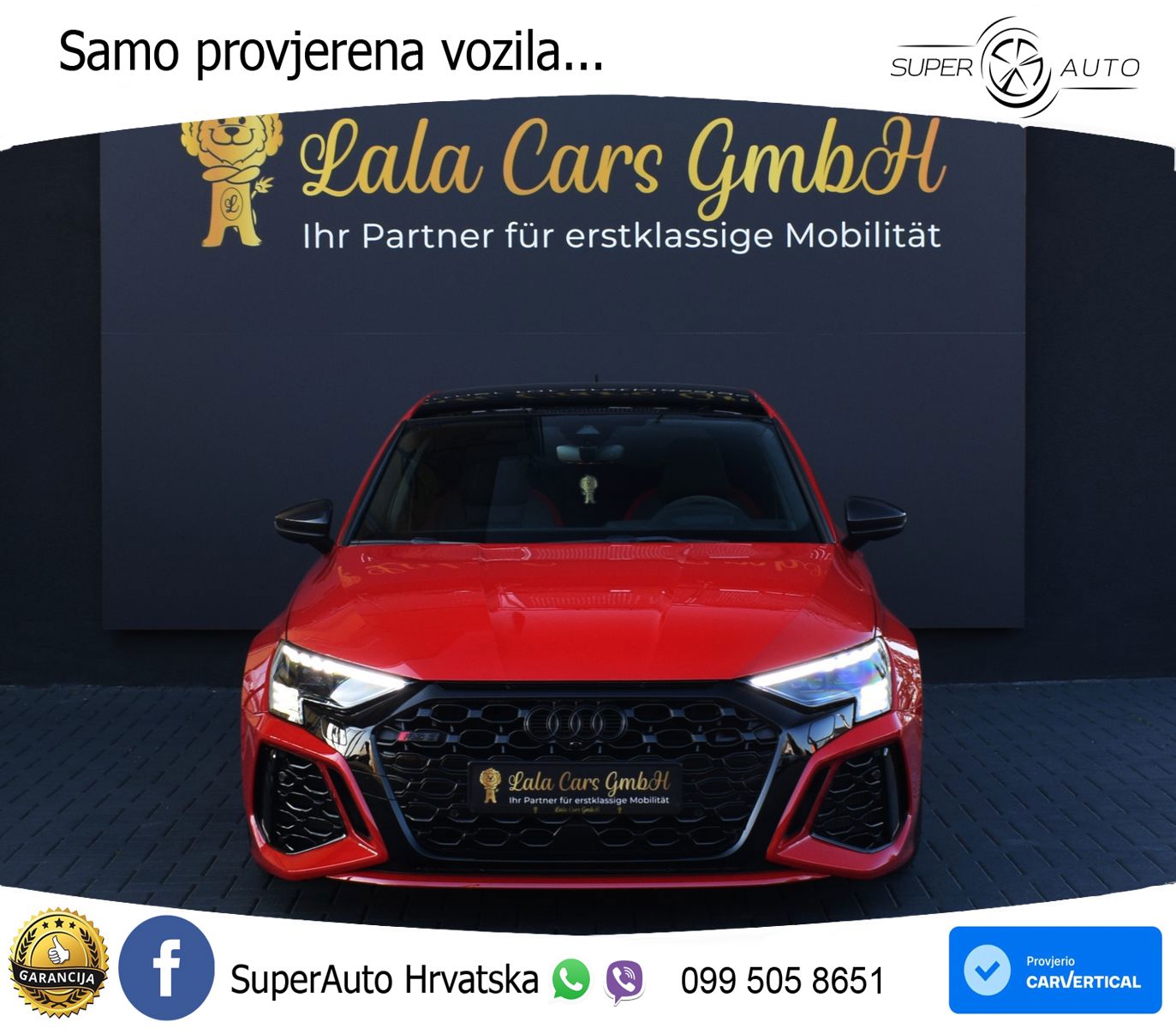 Audi RS3 Sportback 2.5 TFSI (400 KS) quattro S tronic LED+GR SJED+ACC