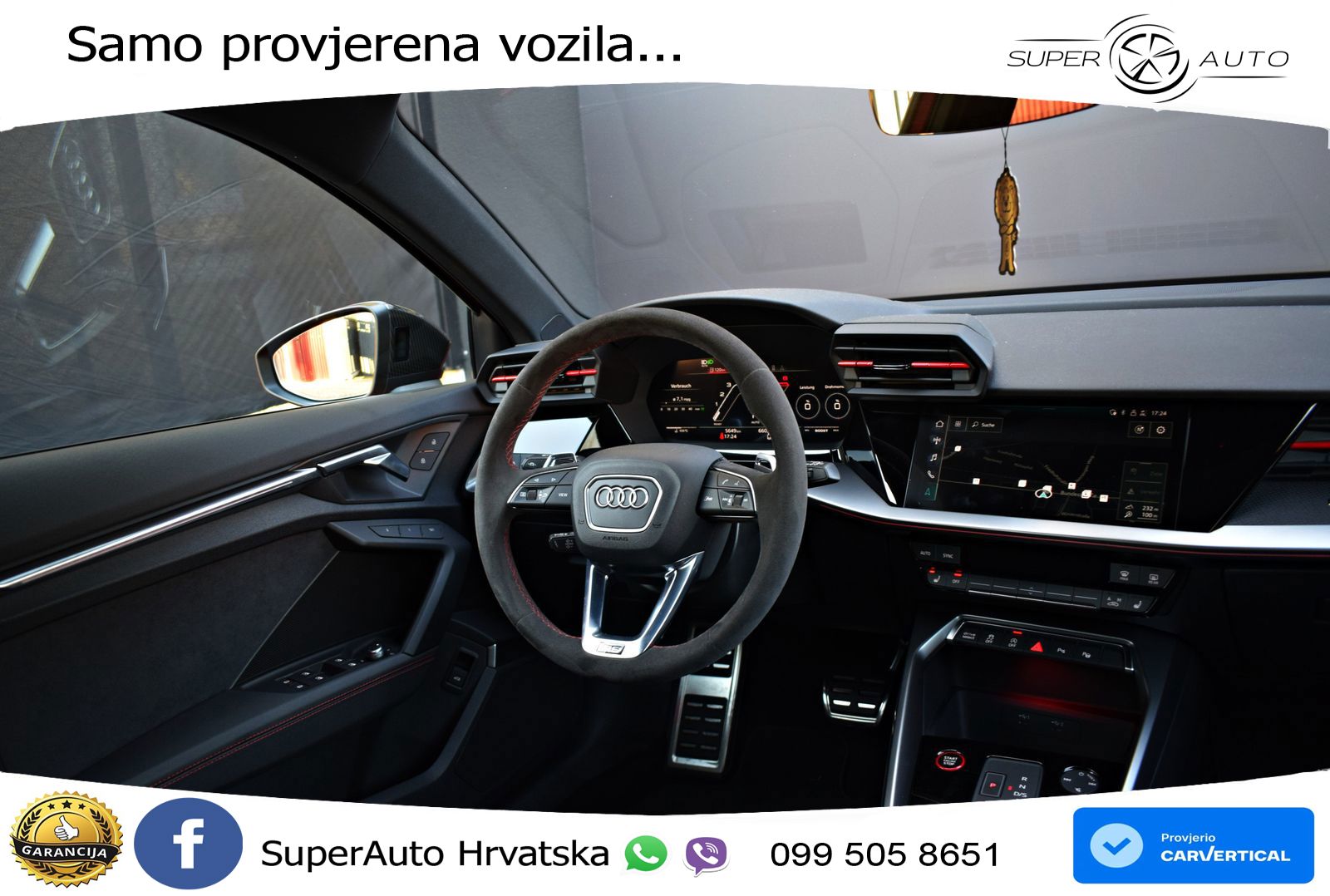 Audi RS3 Sportback 2.5 TFSI (400 KS) quattro S tronic LED+GR SJED+ACC
