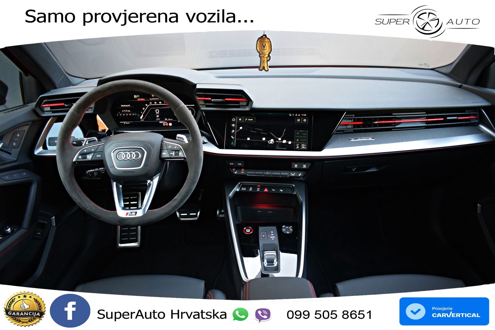 Audi RS3 Sportback 2.5 TFSI (400 KS) quattro S tronic LED+GR SJED+ACC