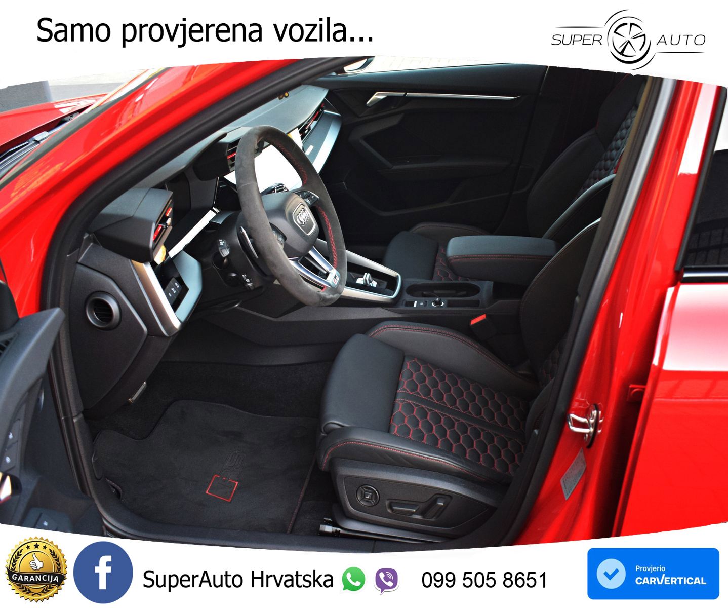 Audi RS3 Sportback 2.5 TFSI (400 KS) quattro S tronic LED+GR SJED+ACC