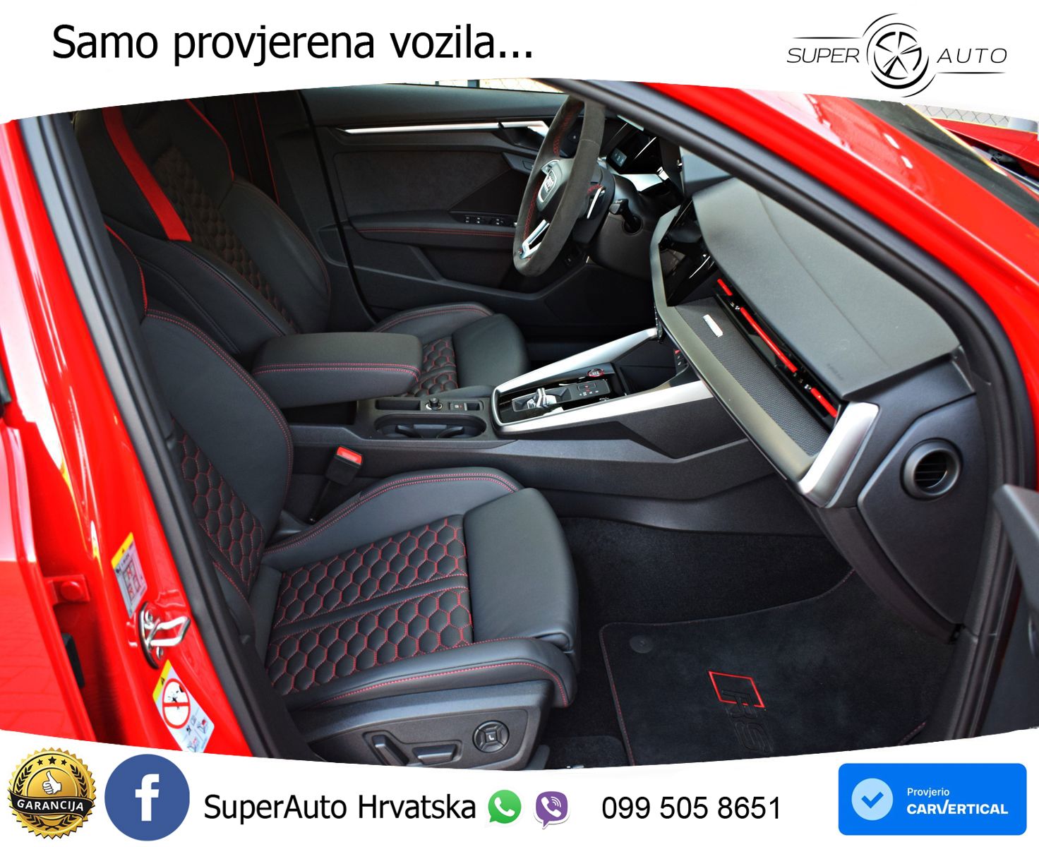 Audi RS3 Sportback 2.5 TFSI (400 KS) quattro S tronic LED+GR SJED+ACC