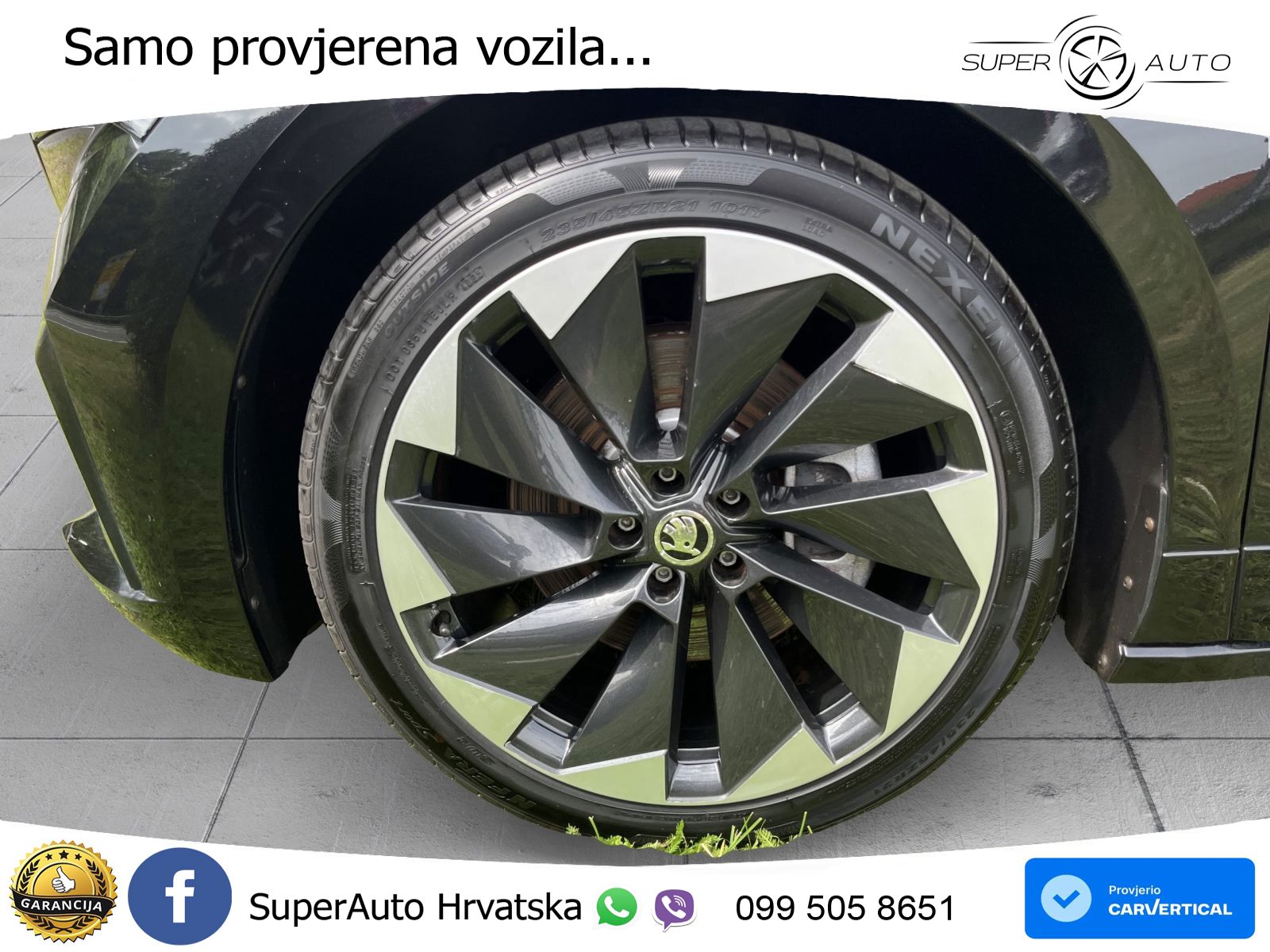 Škoda Enyaq iV 80x 82 kWh (265 KS) AWD LED+GR SJED+ACC
