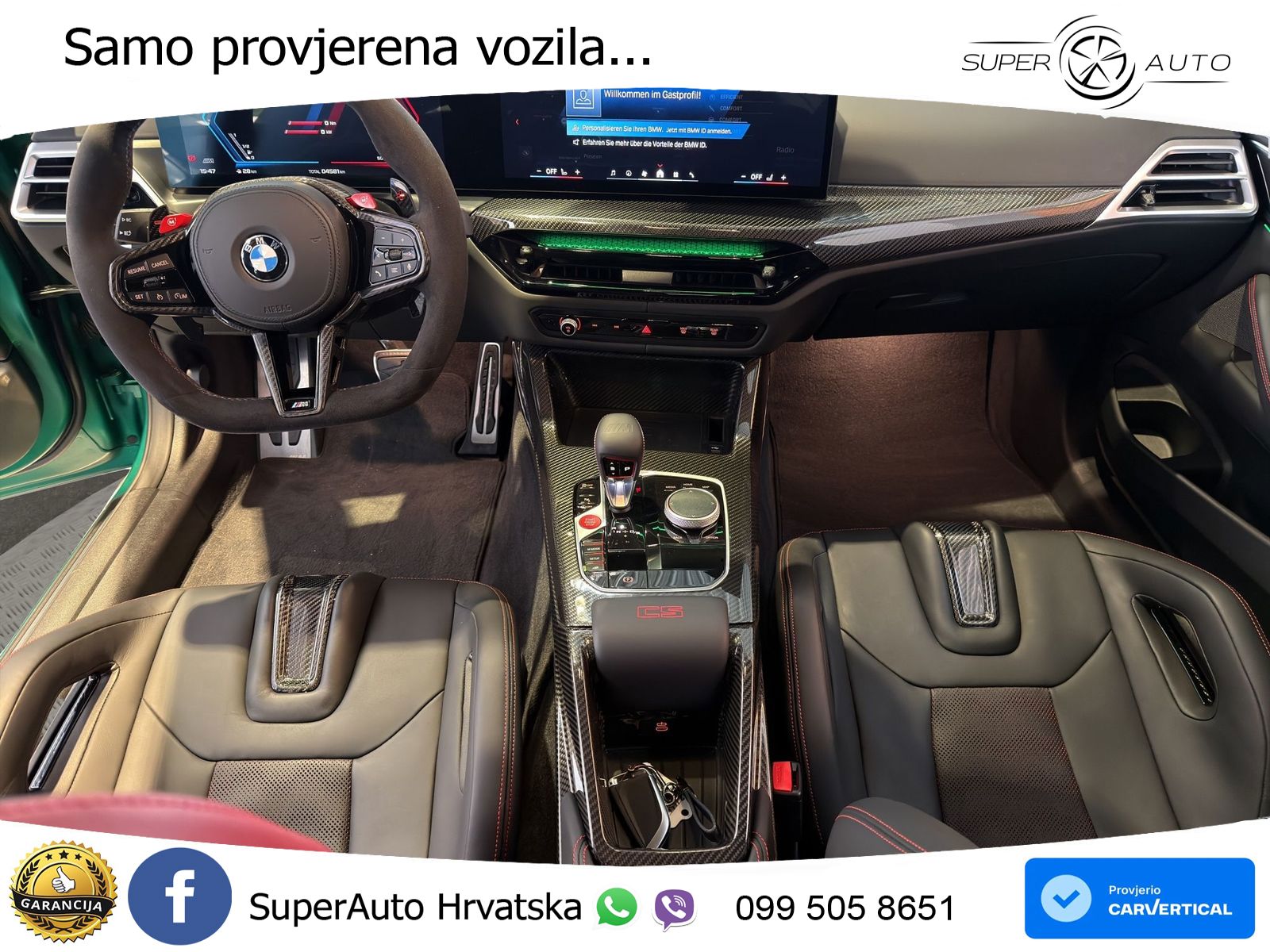 BMW M4 CS 3.0 (550 KS) xDrive Steptronic LED+GR SJED+ACC