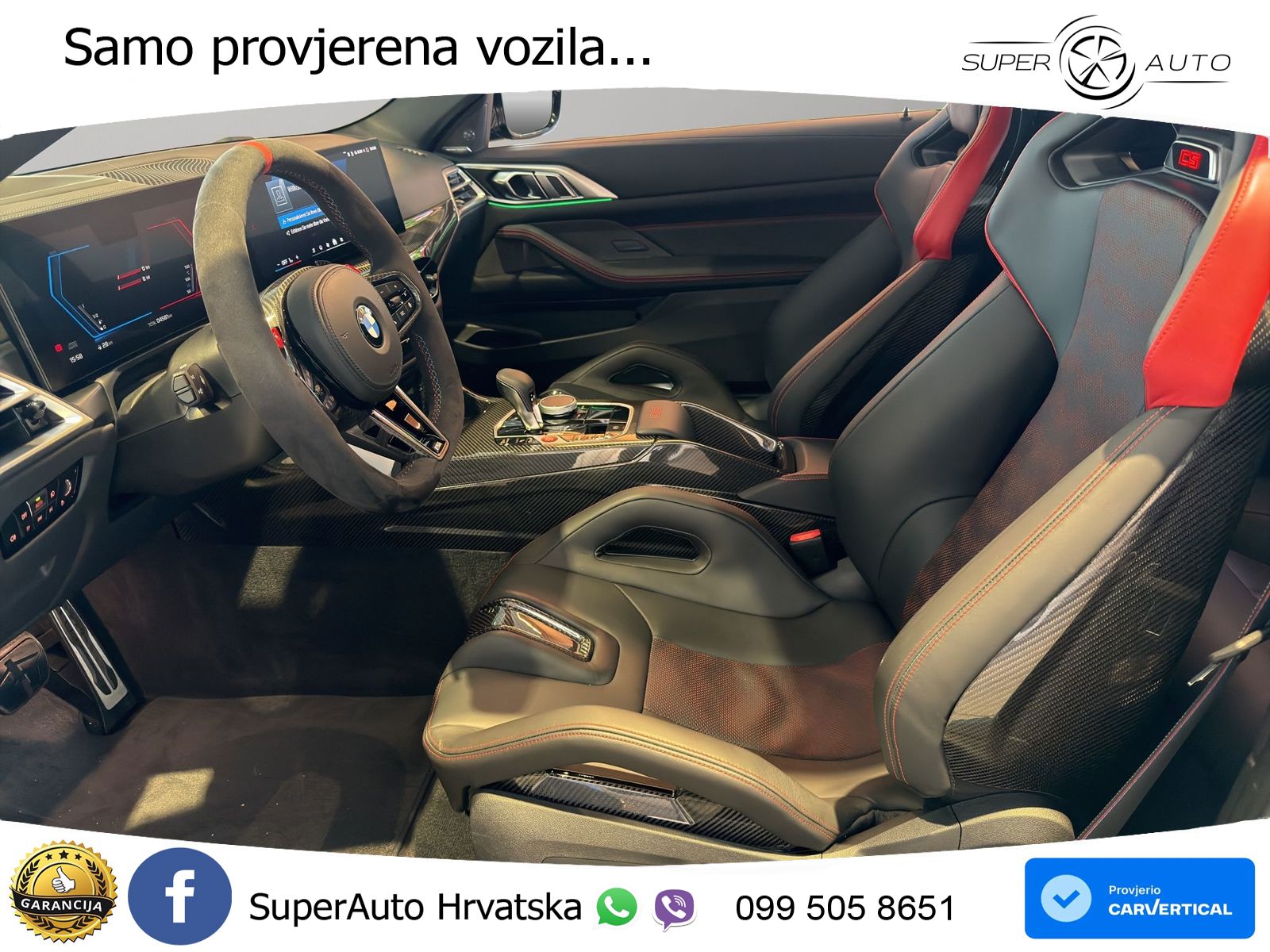 BMW M4 CS 3.0 (550 KS) xDrive Steptronic LED+GR SJED+ACC