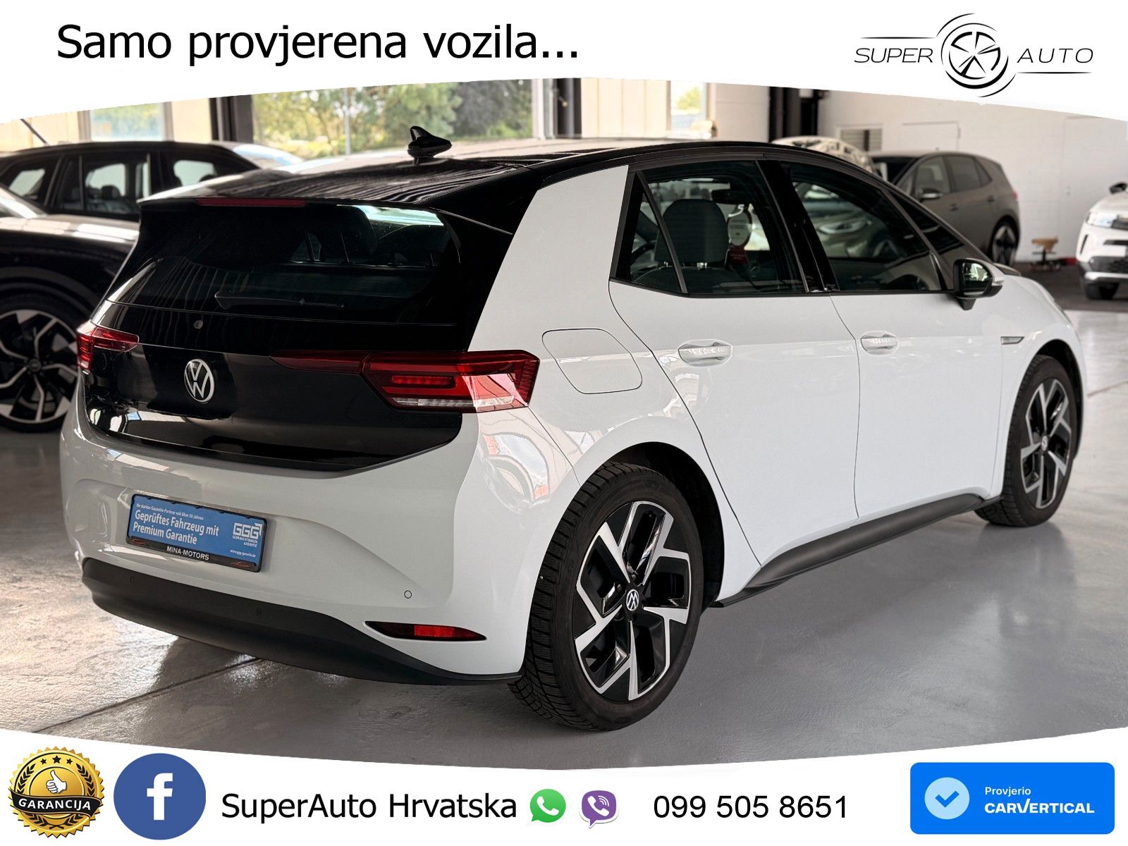 Volkswagen ID.3 Pro Performance 62 kWh (204 KS) LED+GR SJED+ACC