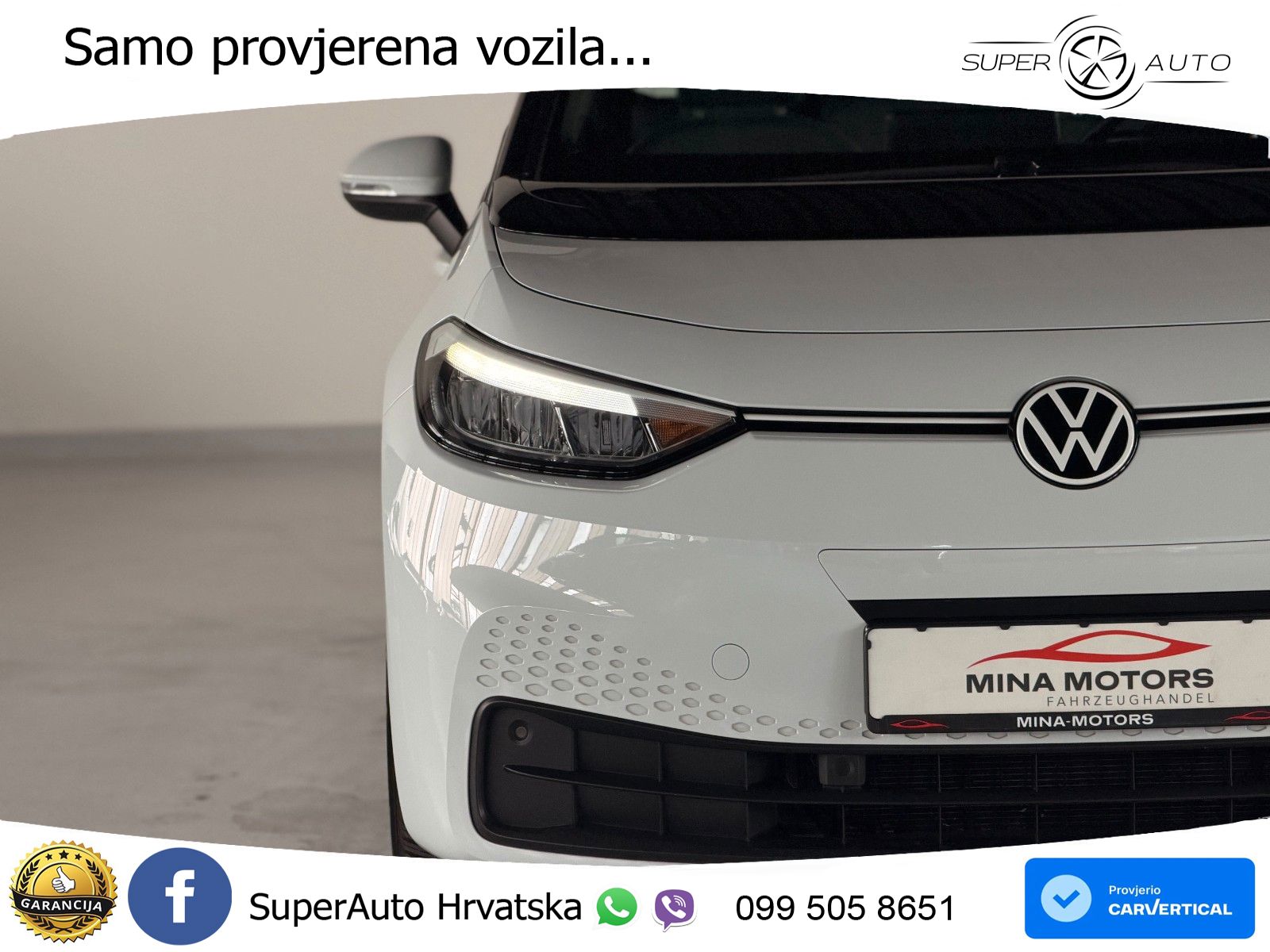 Volkswagen ID.3 Pro Performance 62 kWh (204 KS) LED+GR SJED+ACC