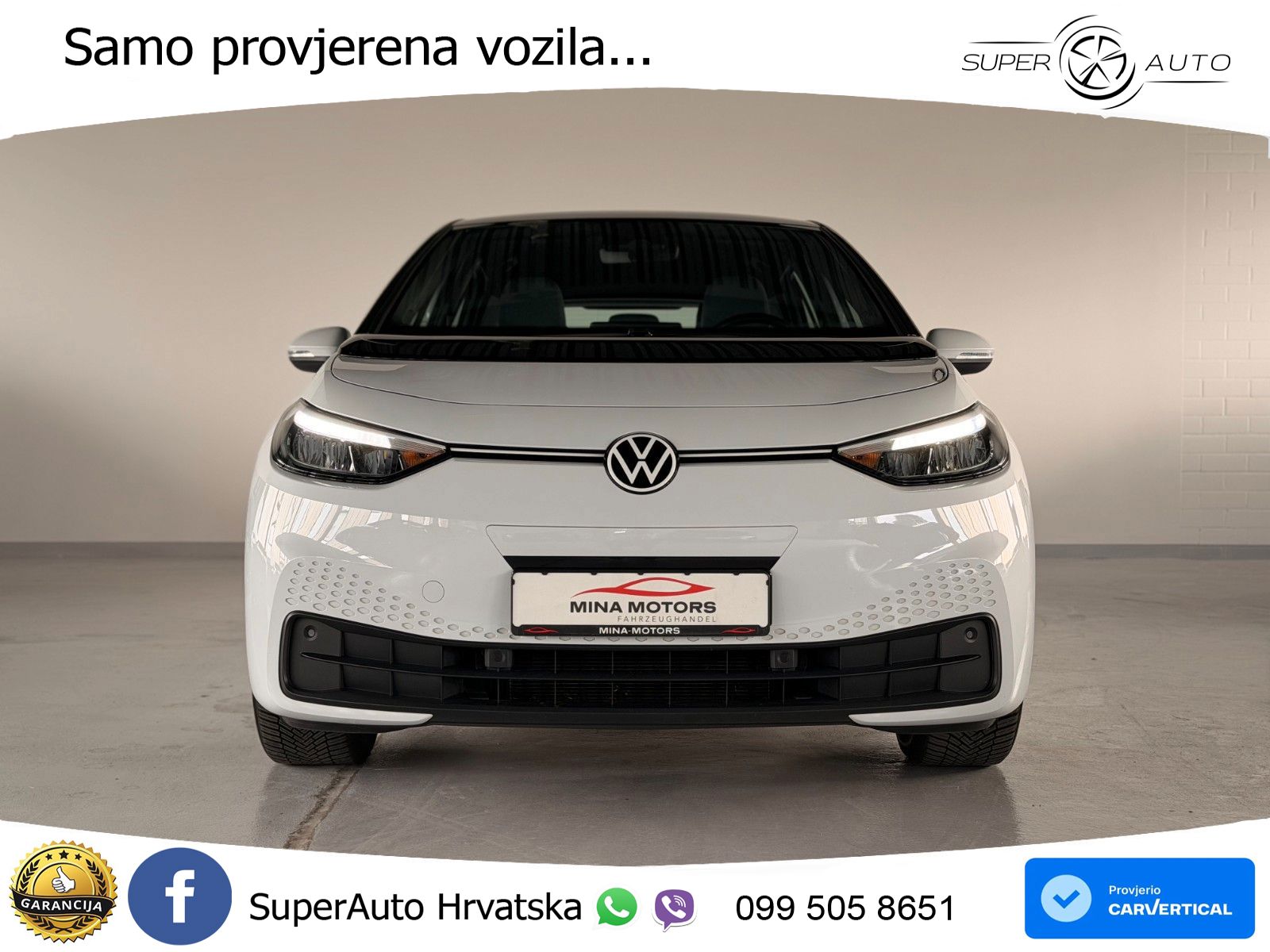 Volkswagen ID.3 Pro Performance 62 kWh (204 KS) LED+GR SJED+ACC