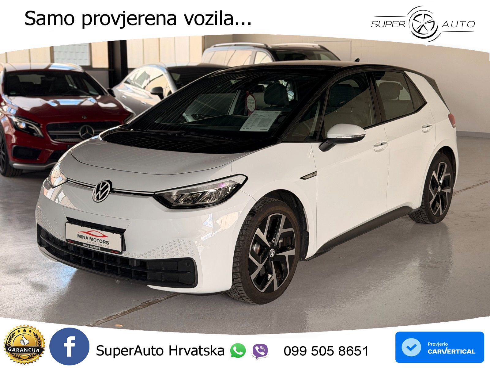 Volkswagen ID.3 Pro Performance 62 kWh (204 KS) LED+GR SJED+ACC