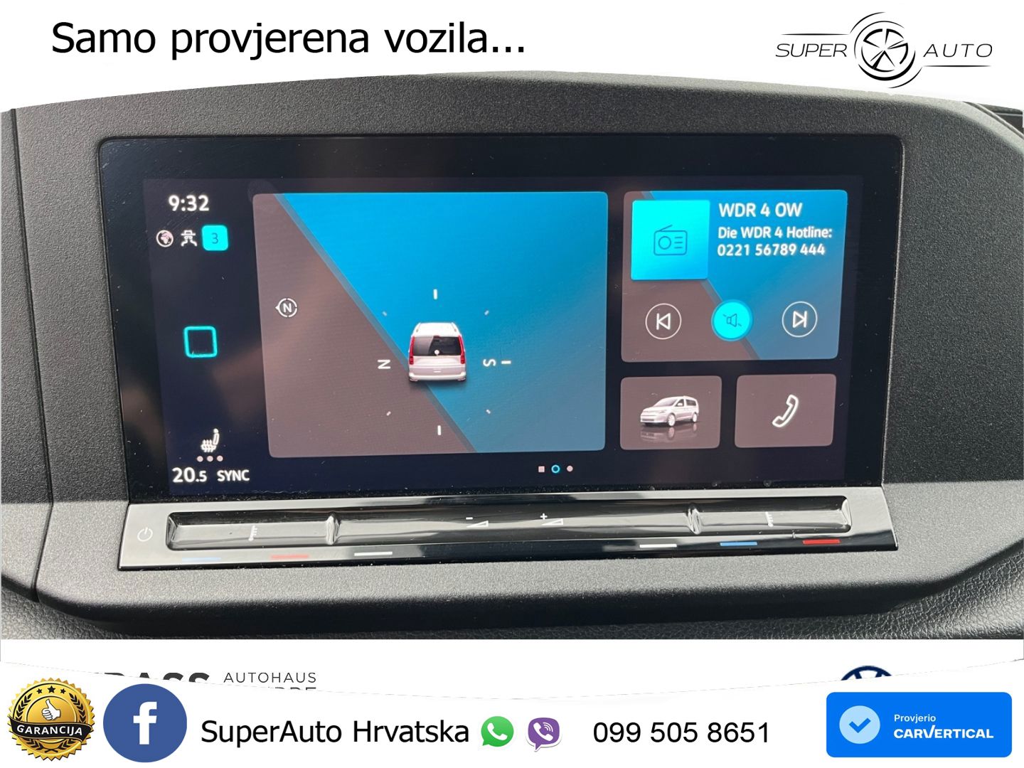 VW Caddy 122 KS LED+GR SJED+ACC
