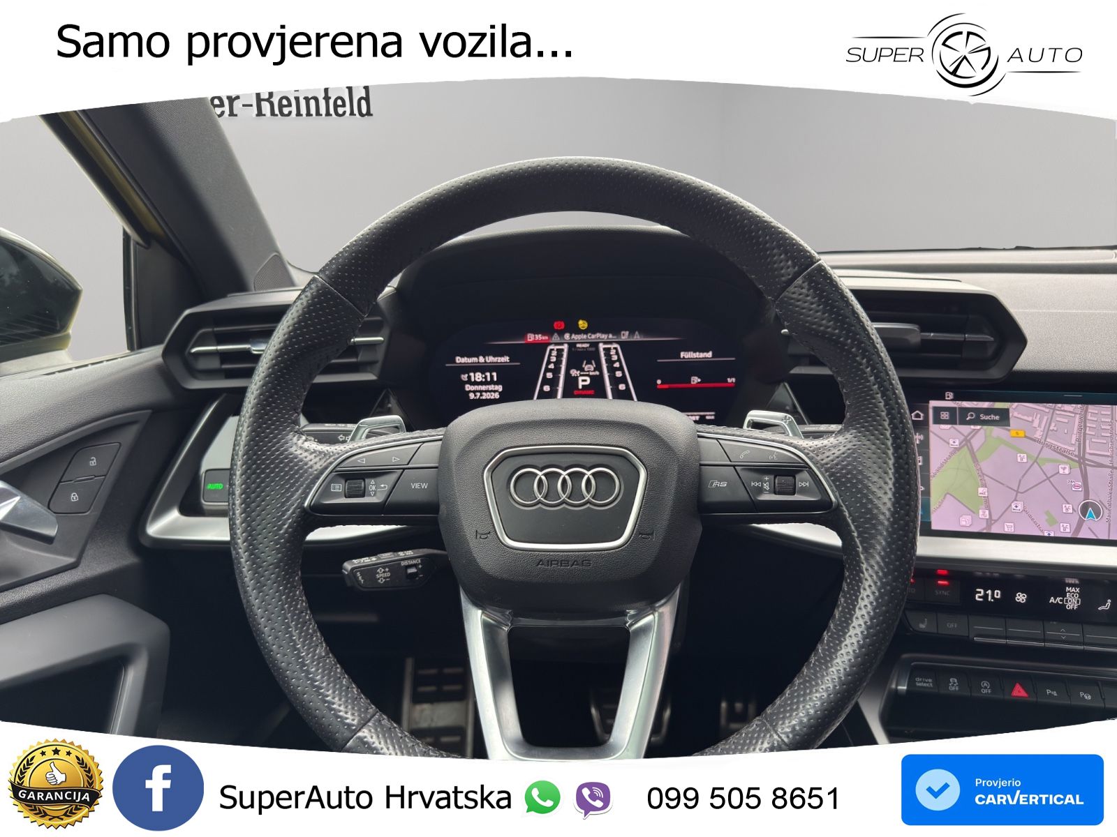 Audi RS3 Sportback 2.5 TFSI (400 KS) quattro S tronic LED+GR SJED+ACC