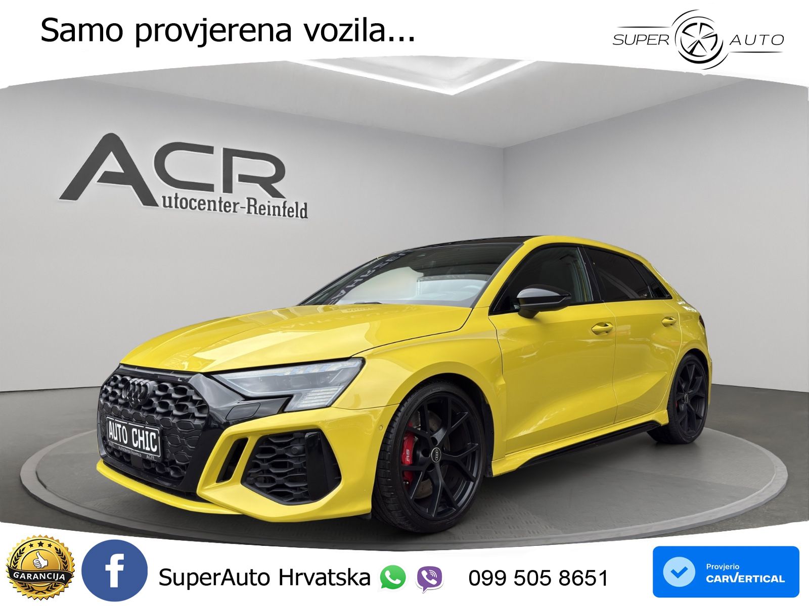Audi RS3 Sportback 2.5 TFSI (400 KS) quattro S tronic LED+GR SJED+ACC