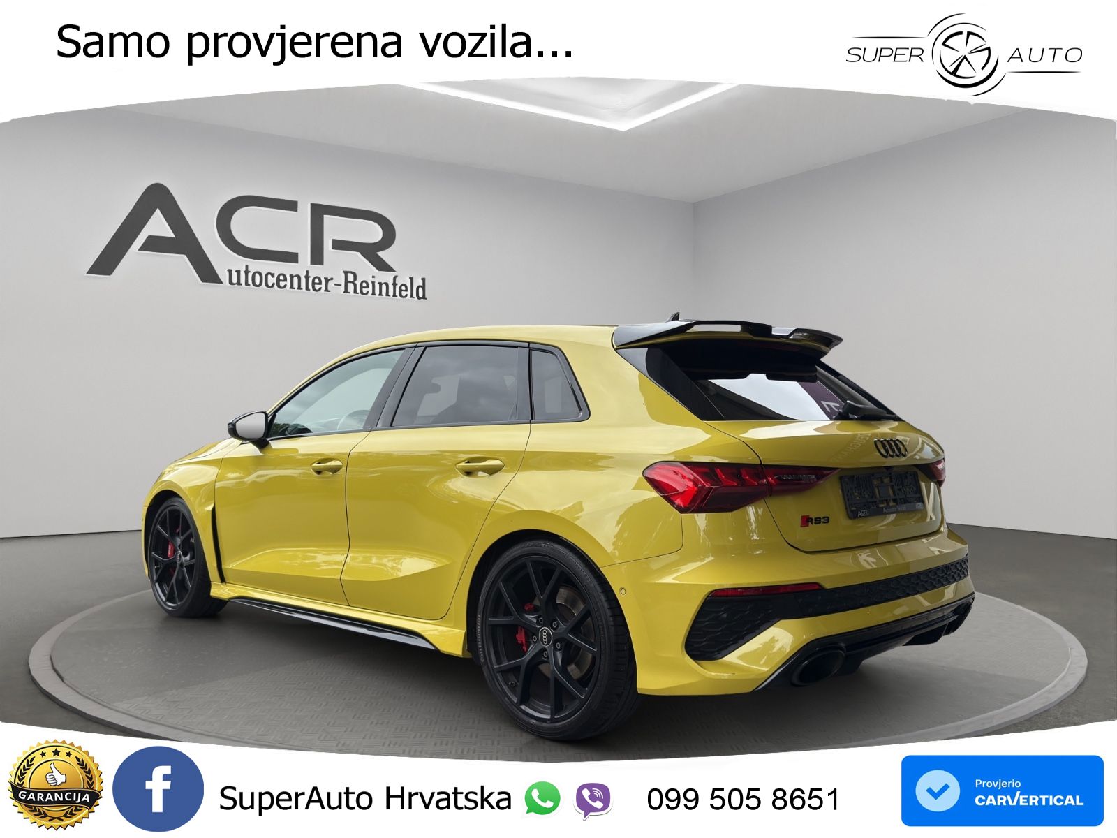 Audi RS3 Sportback 2.5 TFSI (400 KS) quattro S tronic LED+GR SJED+ACC