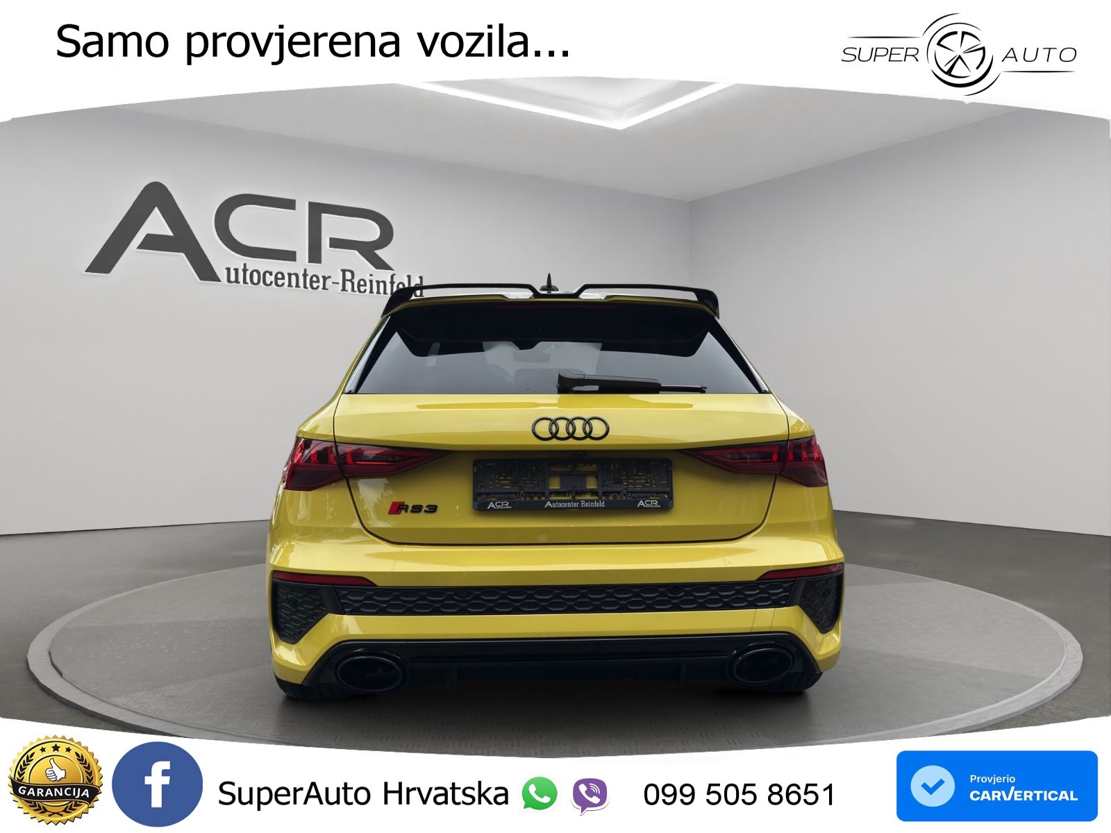 Audi RS3 Sportback 2.5 TFSI (400 KS) quattro S tronic LED+GR SJED+ACC