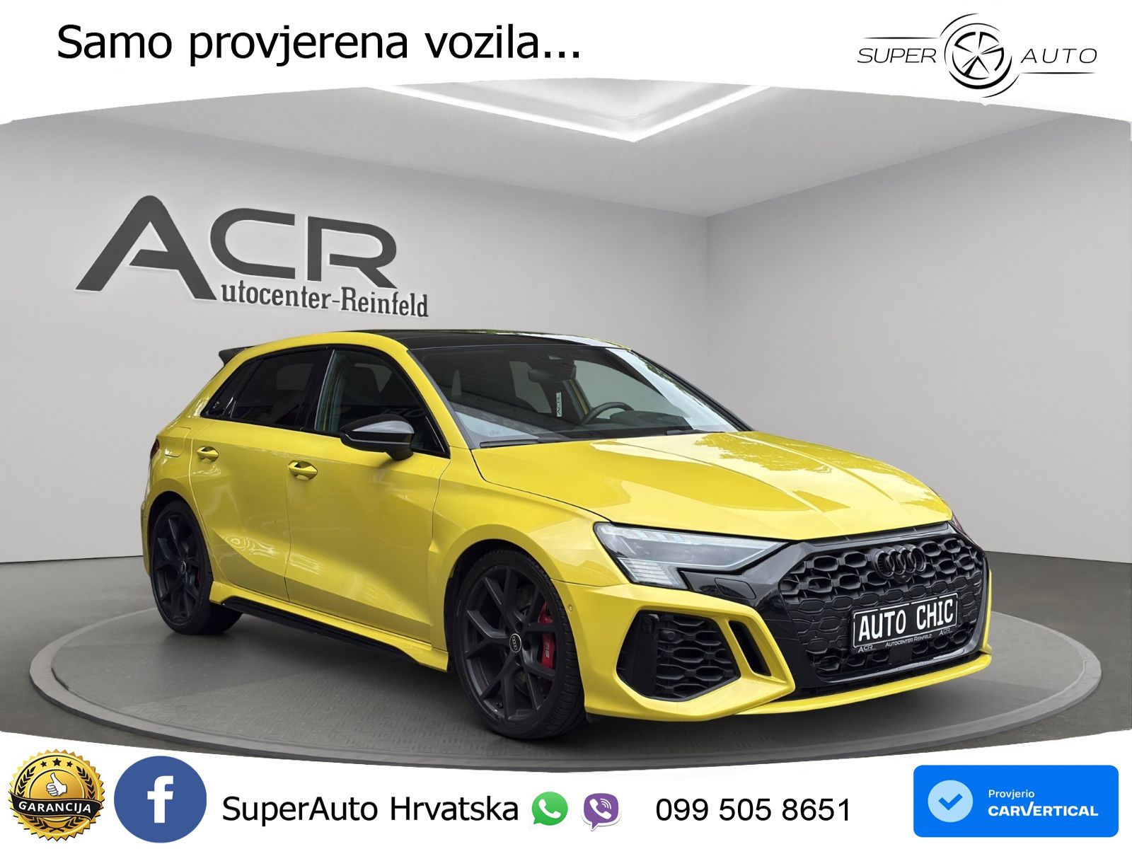 Audi RS3 Sportback 2.5 TFSI (400 KS) quattro S tronic LED+GR SJED+ACC