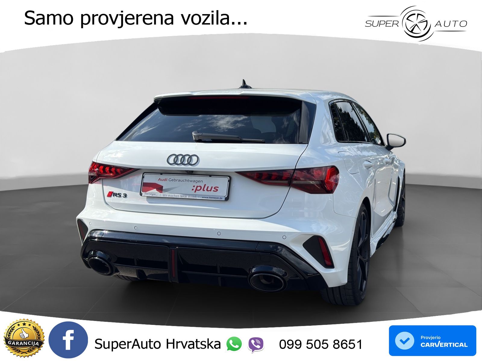 Audi RS3 Sportback 2.5 TFSI (400 KS) quattro S tronic LED+GR SJED+ACC